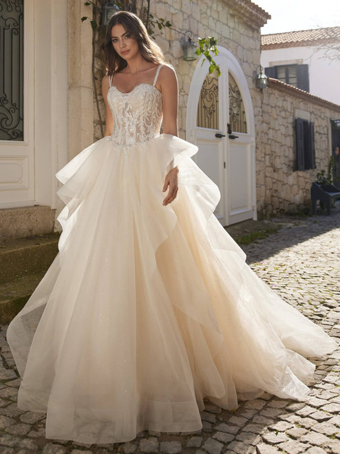 layered wedding dress